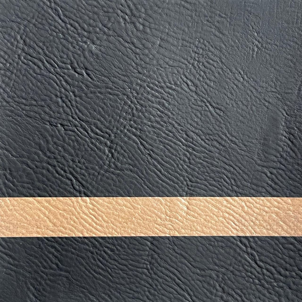 ECOCUERO NEGRO GRABADO DORADO PARA LÁSER FORMATO 60x30CM